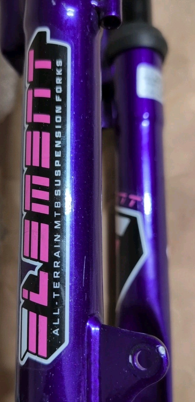 Element Purple & Black All-Terrain MTB Suspension Forks For Mountain Bikes 26