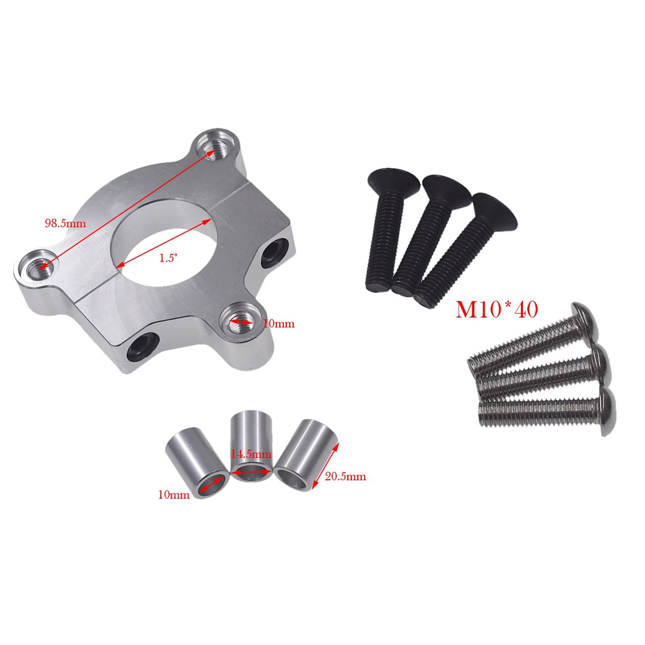 UAUS 32 T Sprocket with CNC Adapter Fit 1.5 inch hub 415 Chain 49cc 50cc 66cc 80