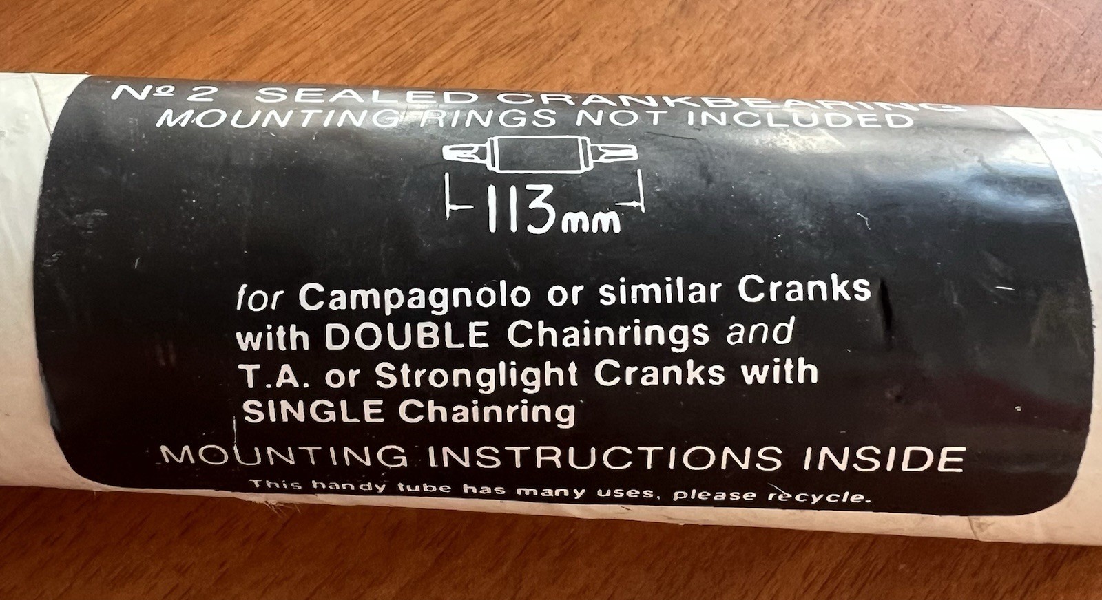 Vintage – Phil Wood 113mm Square ISO Tapered Bottom Bracket