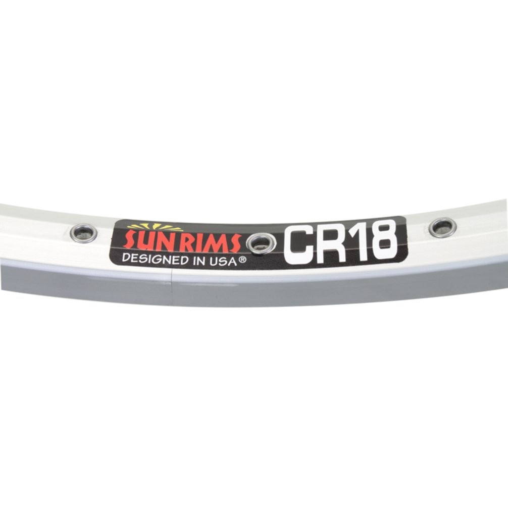 Sun Cr-18 Rim – 26″ x 1-3/8″, 36H, Silver 26 inches,
