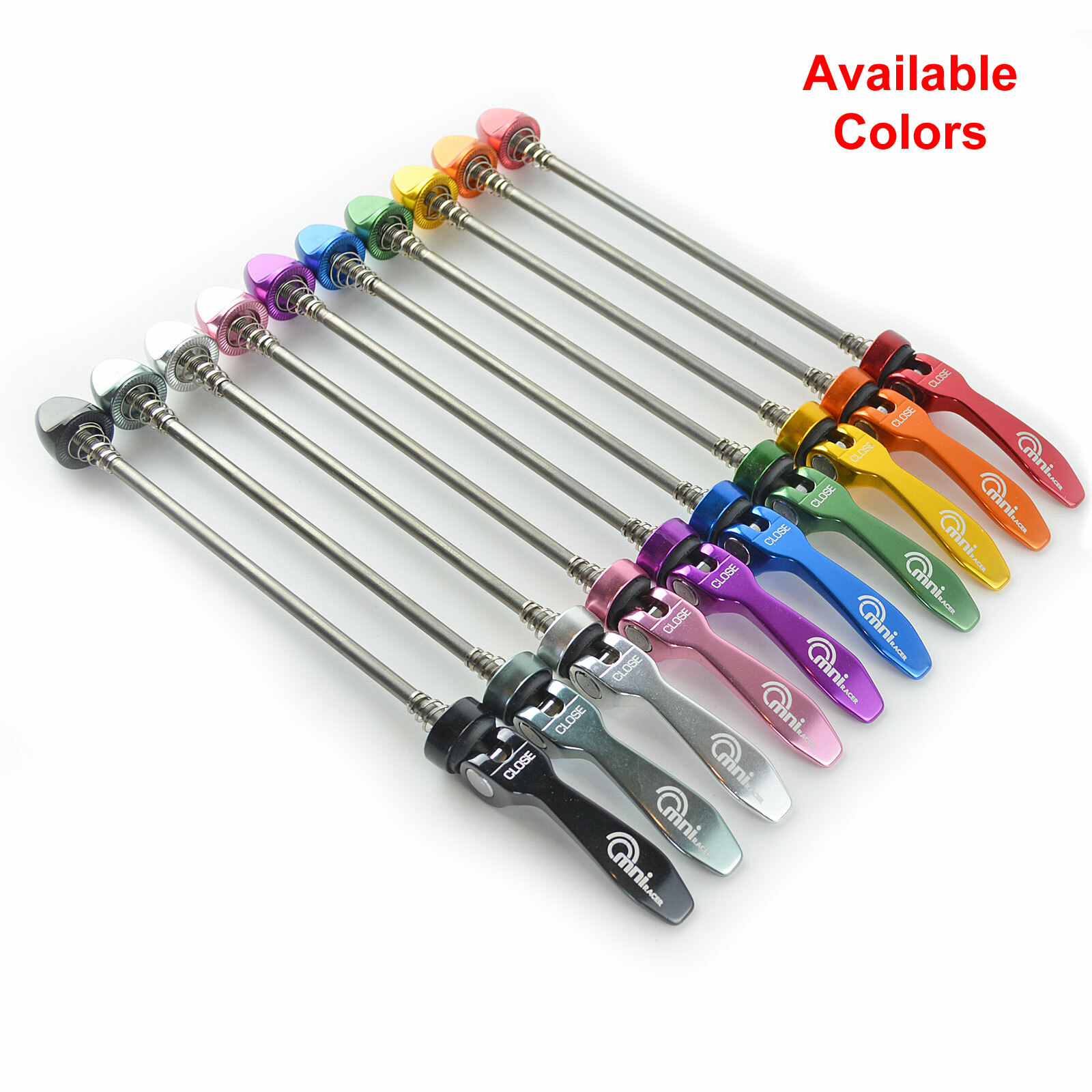 OMNI Racer Quick Release Road Mountain Wheel Stainless Alloy Skewers Skewer Set
