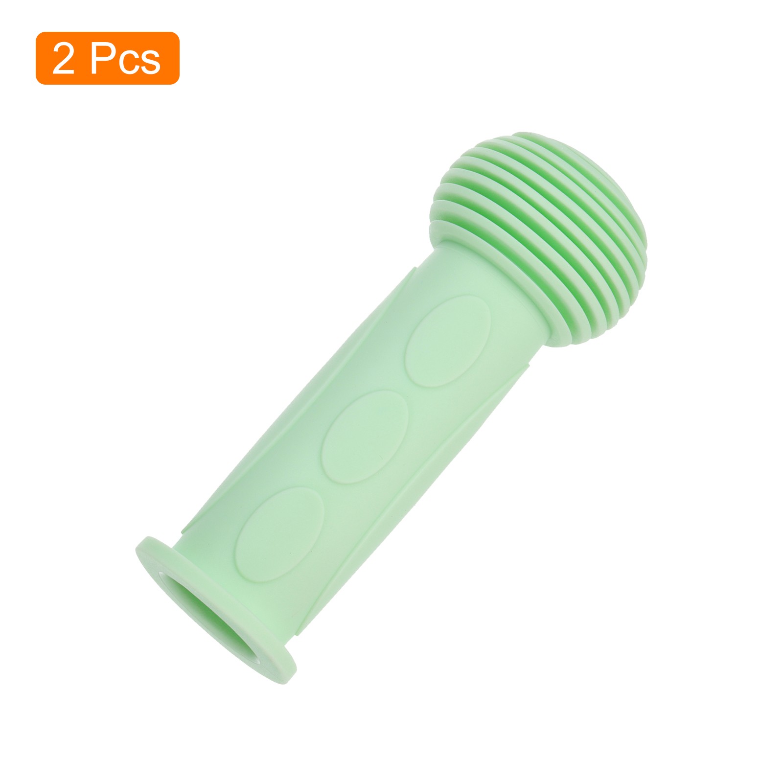 2pcs Bike Handlebar Grips 4.33″ Non-Slip Rubber Mushroom Grips Fit 7/8″,Green