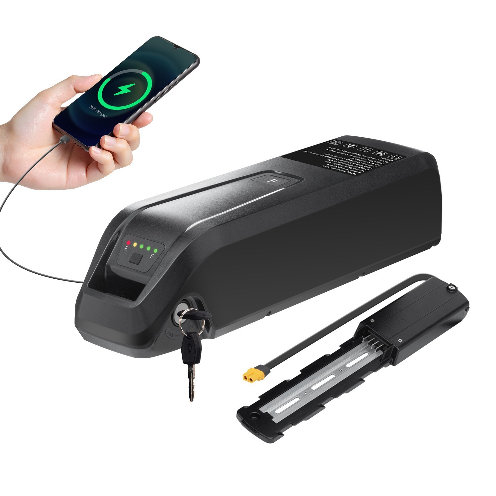 UUG 48V Ebike Battery Lithium Battery for Electric Bicycle 1500W Motors with USB