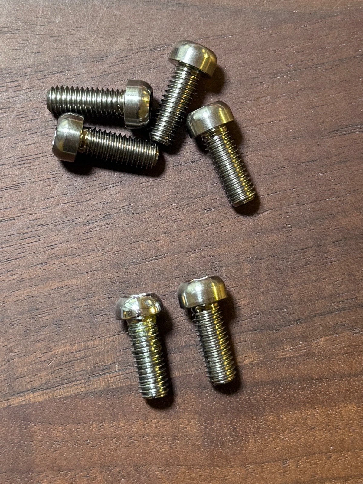 2pcs Titanium clamp bolts M6 for Shimano XTR ST-M900 – retro MTB