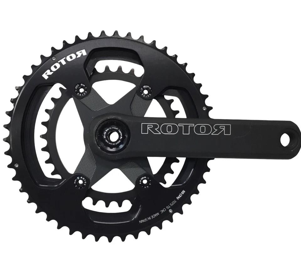 Rotor NS24 Road Crankset 50/34T 172.5mm 24mm Spindle 110×4 BCD 10/11‑Speed