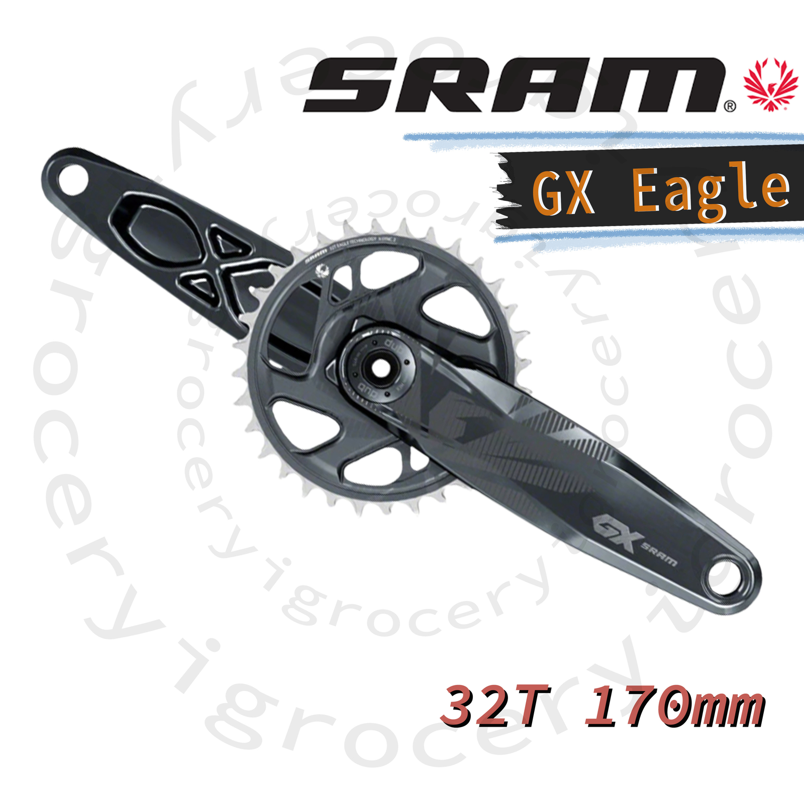 SRAM GX Eagle DUB crankset 1×12 spd X-SYNC 2 Direct Mount 32T 170mm Boost