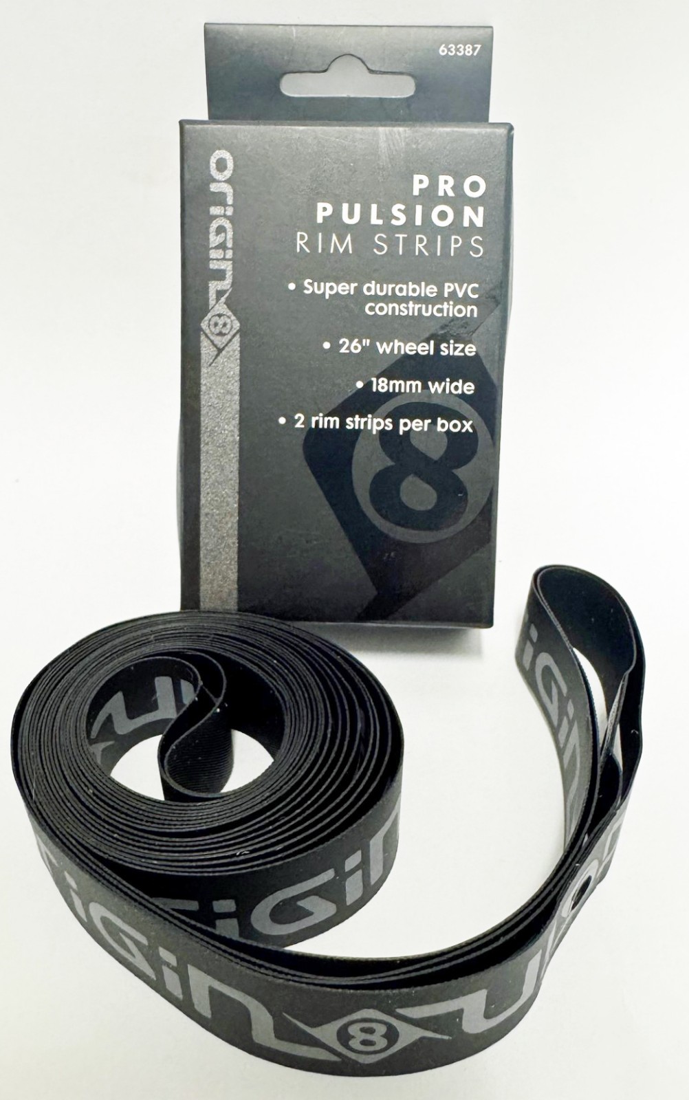 Origin8 Pro Pulsion Rim Strips 26 in x 18mm, 1 Pair, Super Durable PVC