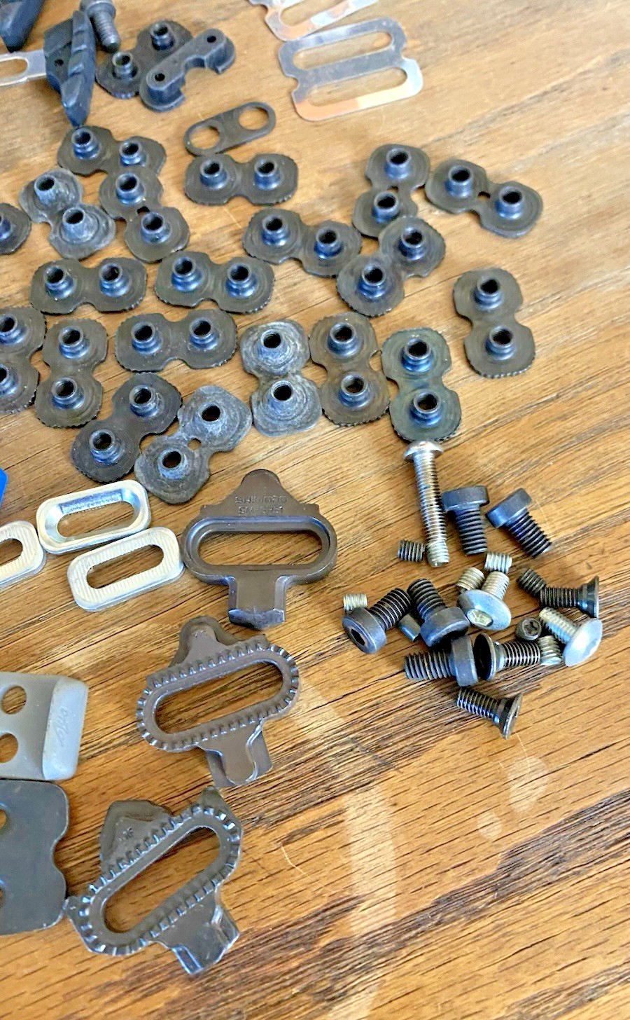 Vintage Misc Bicycle Cleats / Hardware Lot NOS From Closed Bicycle Store