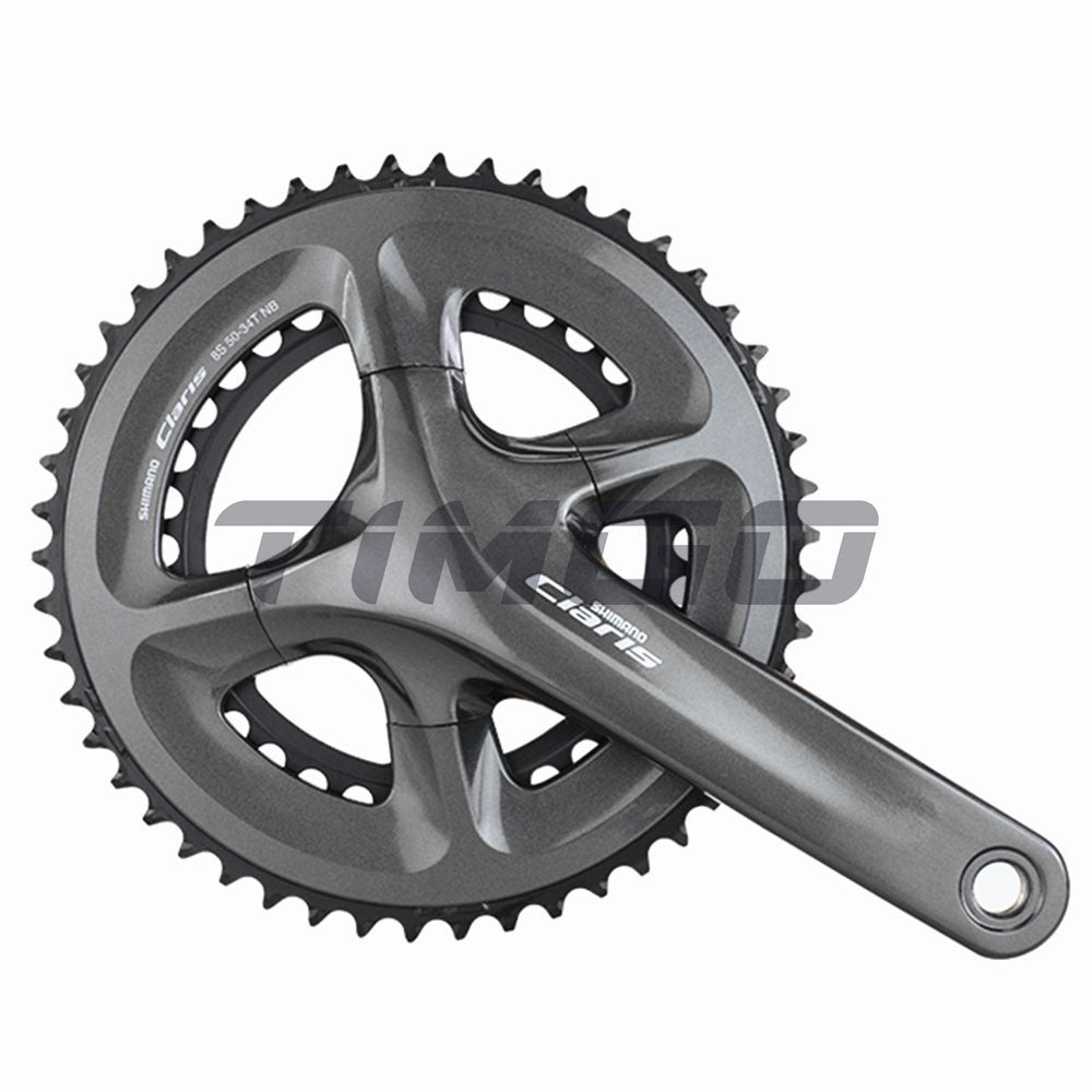 Shimano Claris FC-R2000 Road 2×8 Speed Crankset Hollowtech II 50-34T BB-RS500