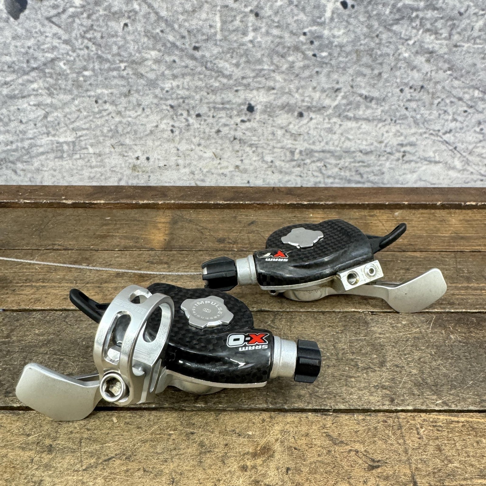 SRAM X0 Shifter Set Trigger Carbon Black MTB 1 Clamp