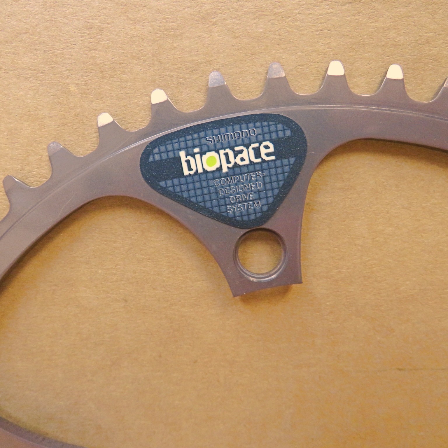 NOS Shimano SuperGlide (Later Generation) Compact Chainring..50T and 110mm BCD