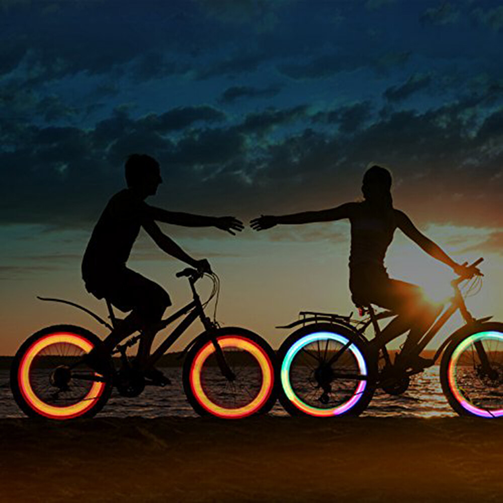 5″ LED SPOKE 3 MODE REFLECTORS SAFETY LIGHTS FOR Cycling Bikes Bicycle Wheel