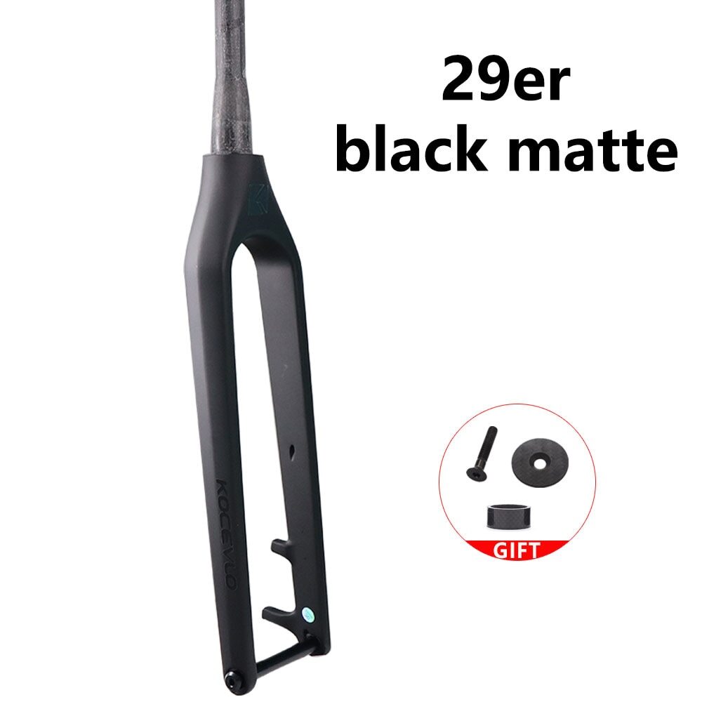 29er Carbon Downhill Bike Rigid Fork Boost Mountain Bike Thru Axle 110*15mm Fork