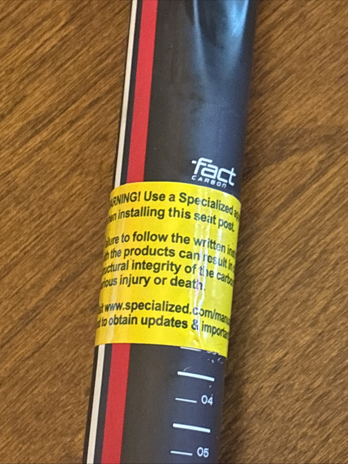 Specialized S-WORKS seatpost Fact Carbon 27.2 Mm 55 In-lb F