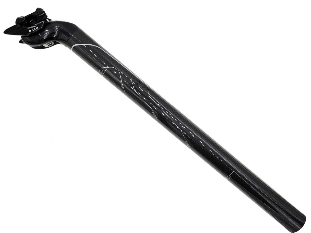 Giant Connect 3K Carbon Seatpost 27.2 x 375mm SB12 or 23 mm Black