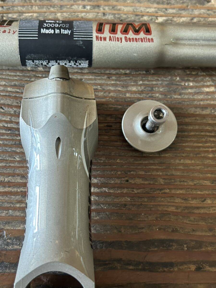 Good condition lightweight Set of ITM THE STEM Magnesium 90mm THE BAR42 395mm