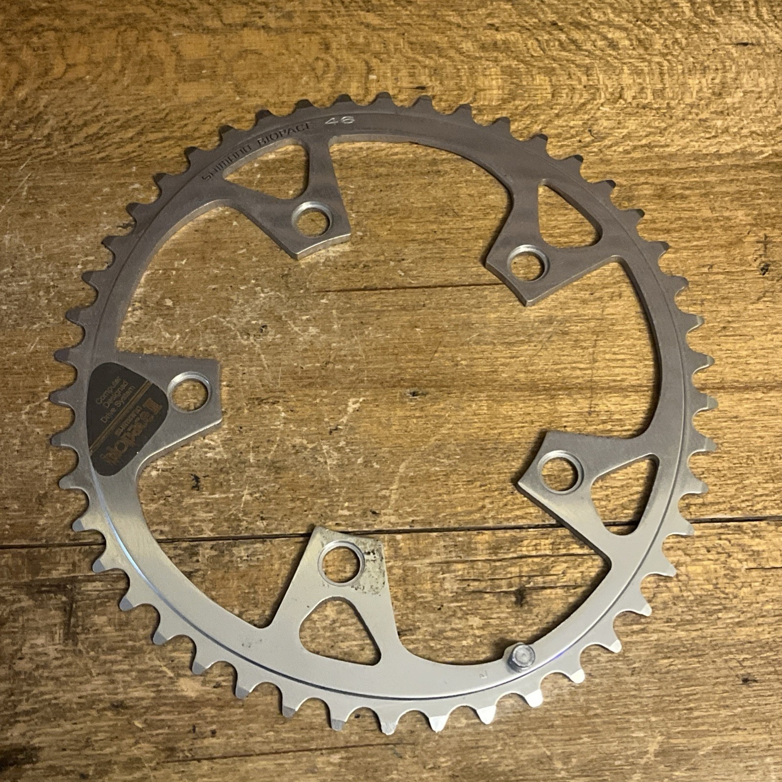 Vintage Shimano 46 T Chain Ring 110 BCD 80s 90s MTB Touring