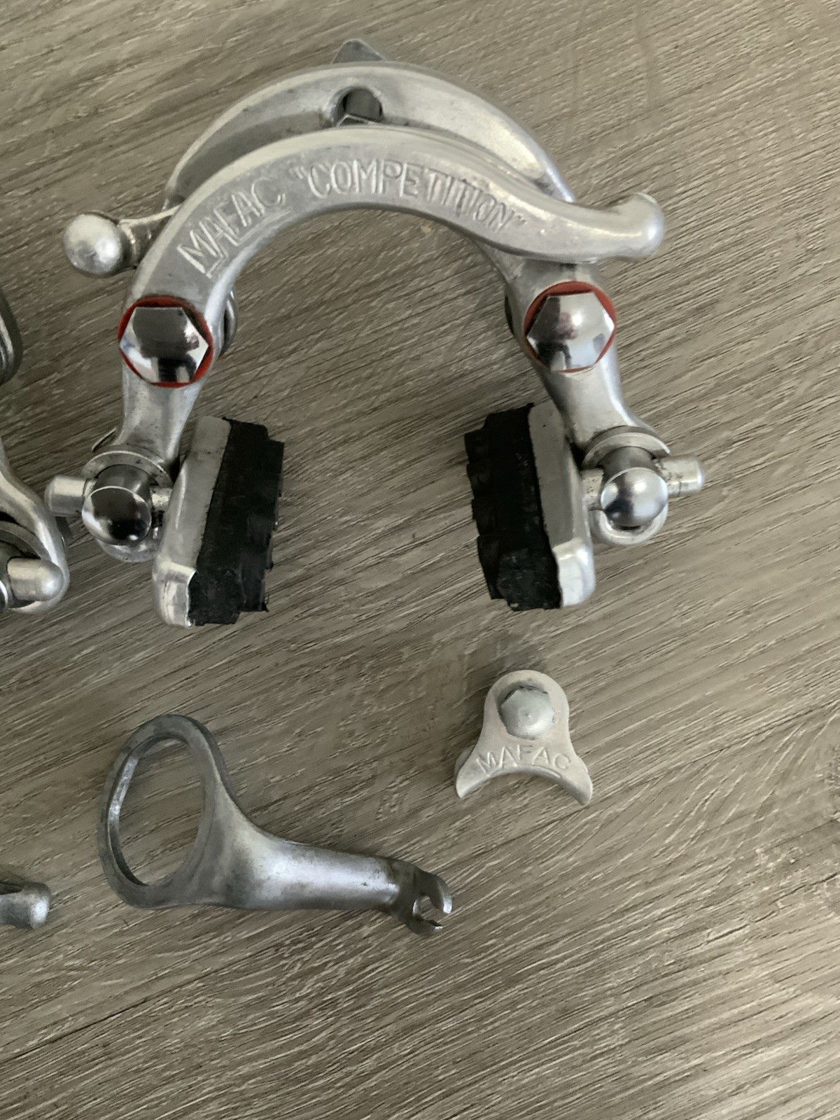 MAFAC COMPETITION BRAKE CALIPERS CENTER PULL 55-65 REACH MAFAC STRADDLES / GUIDE