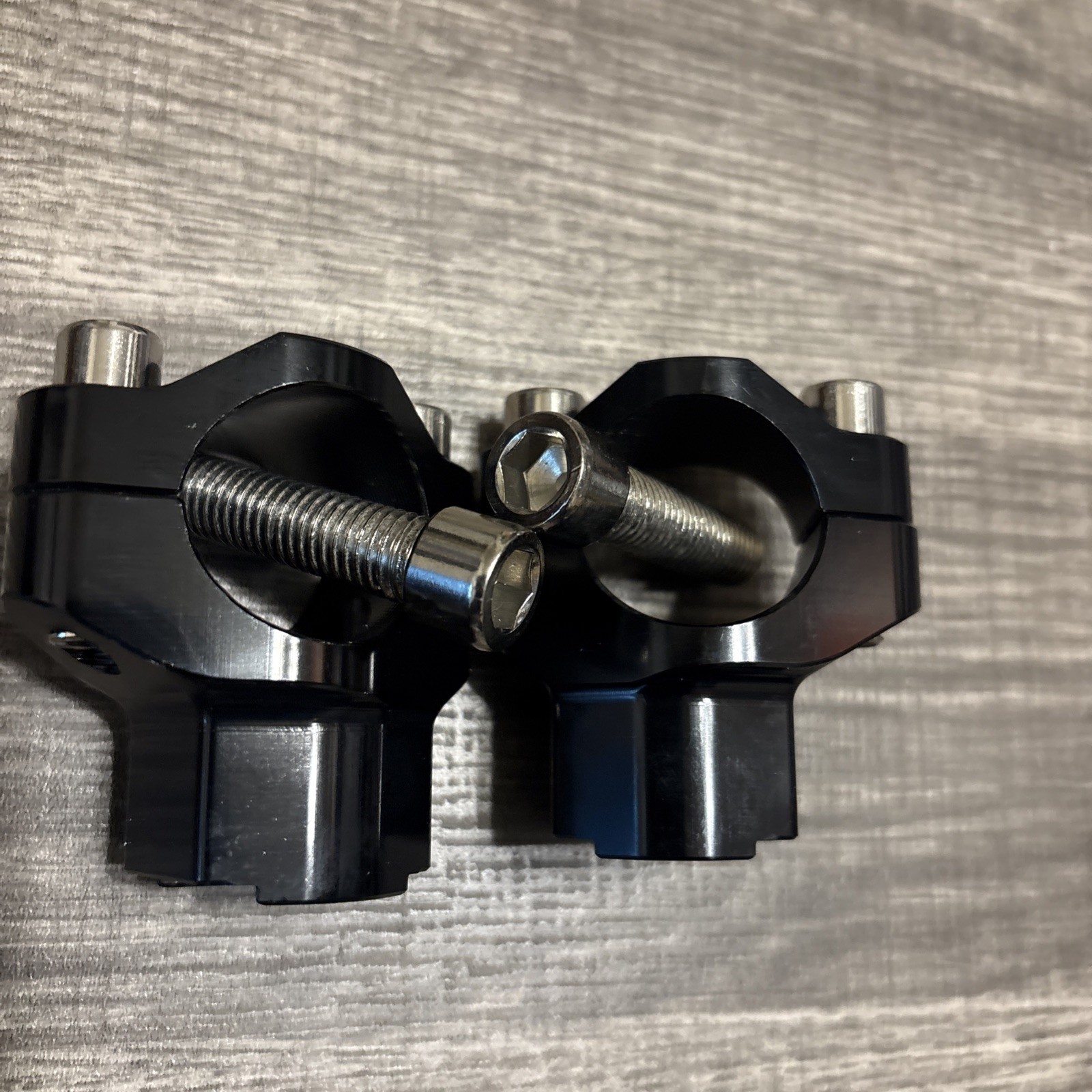 Dirt Bike Handlebar Riser,CNC Motorcycle Handle Bar Mounts Clamps for black