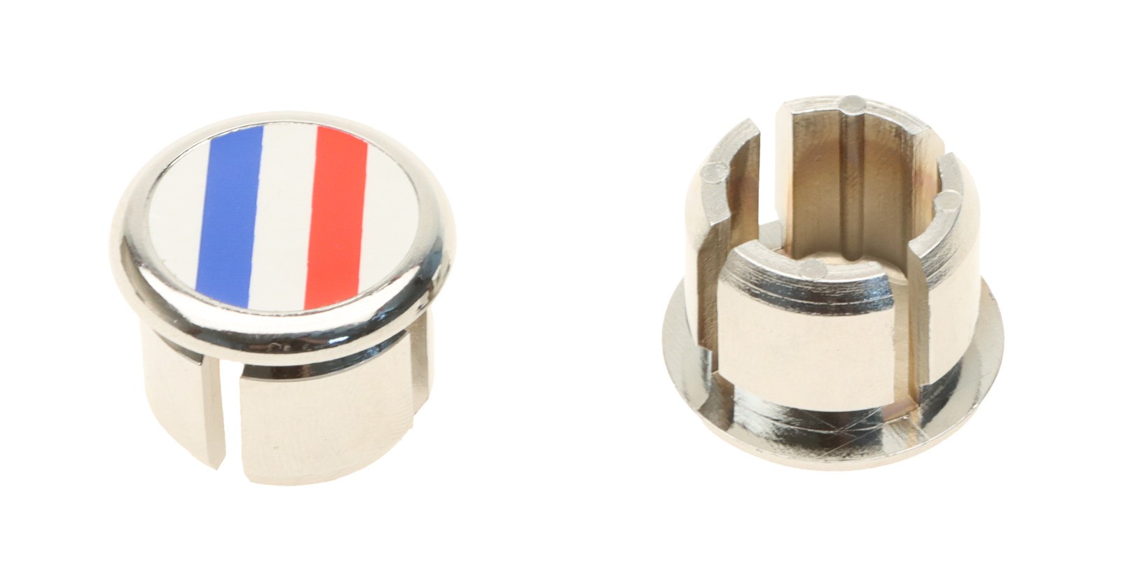 CicloLinea French Flag Handlebar End Plugs PAIR 80’s Original Vintage NEW NOS