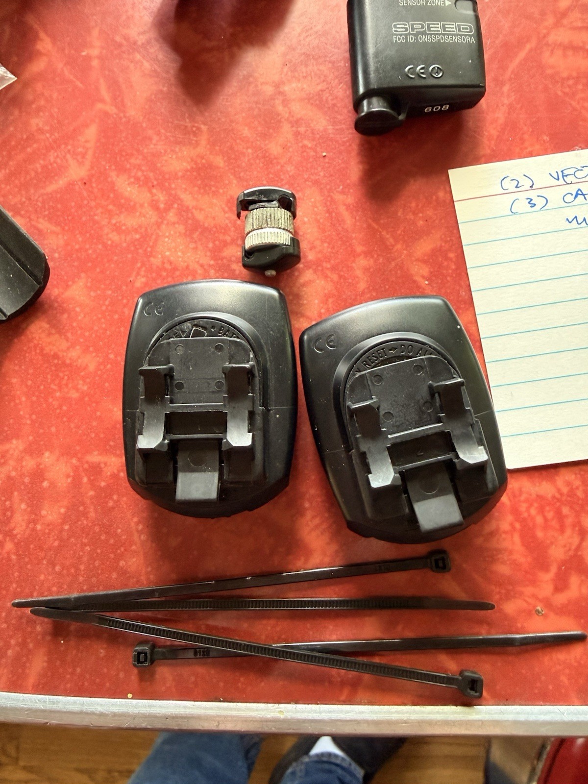 (5) Cateye Vectra CC-vt100w Parts Wireless speedometer