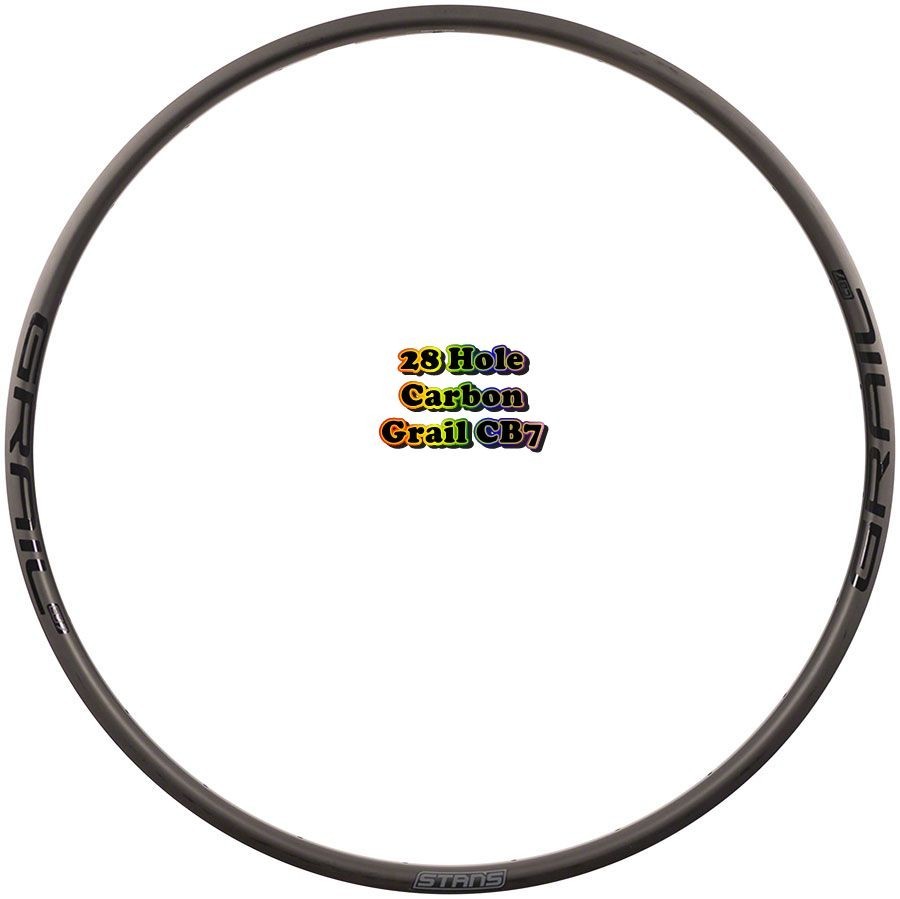 Stan’s Grail CB7 Rim 700c x 21.6mm 28H Stans No Tubes Carbon Gravel Bike Rim NEW