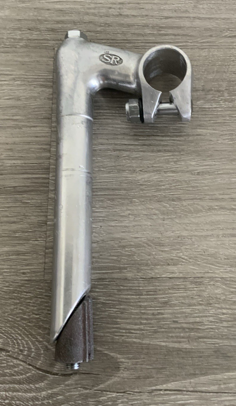 SR FORGED QUILL STEM 60 MM HI-RISE CLAMP 25.4 MM 334 GRAMS 180 MM QUILL