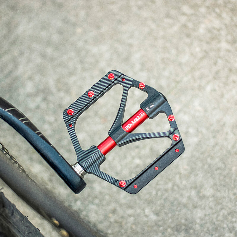 PROMEND MTB Road Bike Titanium Pedals Ultralight 9/16inch 3 Palin Bicycle Pedals