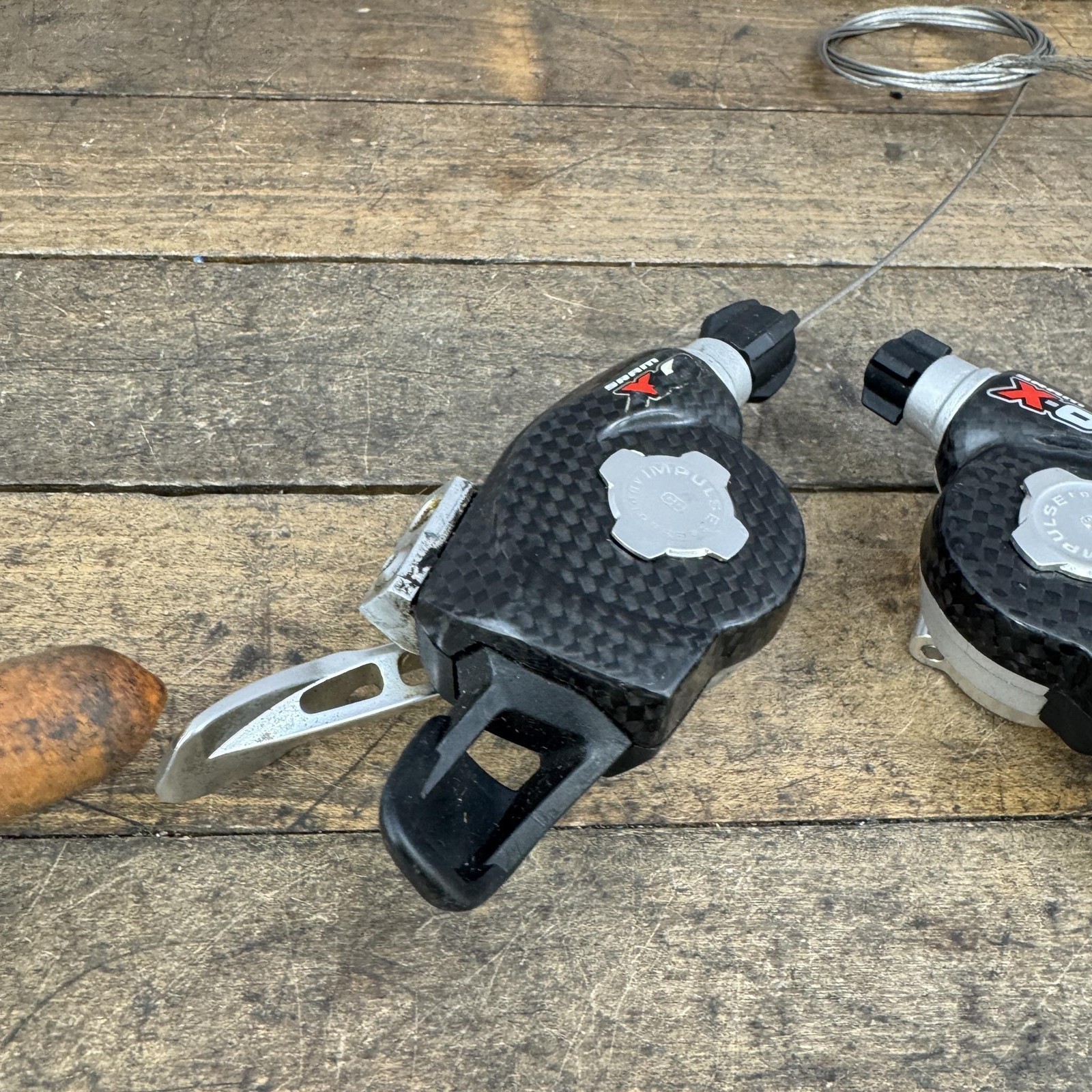 SRAM X0 Shifter Set Trigger Carbon Black MTB 1 Clamp