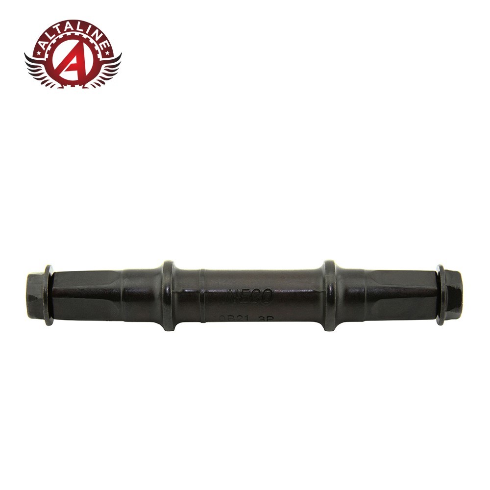 AltaLine Bicycle Cotterless Bottom Bracket Axle Square Bolt Style 119mm Black.