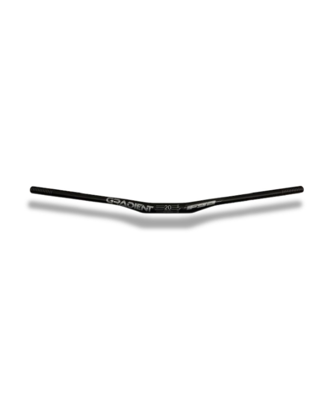 FSA Gradient Carbon MTB Riser Handlebar 31.8 Clamp 20mm Rise 800mm Black 220g