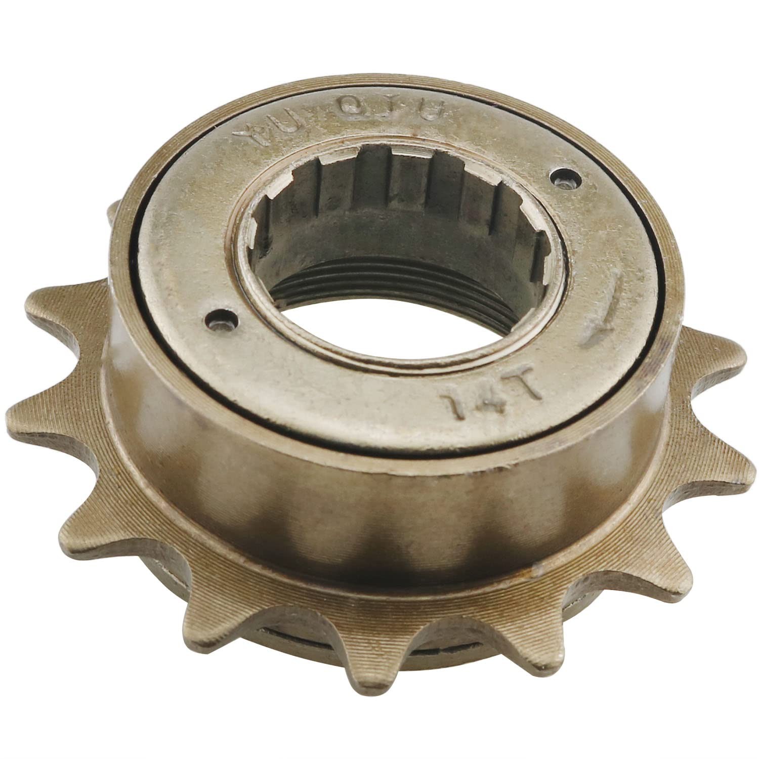 Steel Bike Road Freewheel Bronze 14T Teeth 34MM Single Speed Freewheel Flywhe…