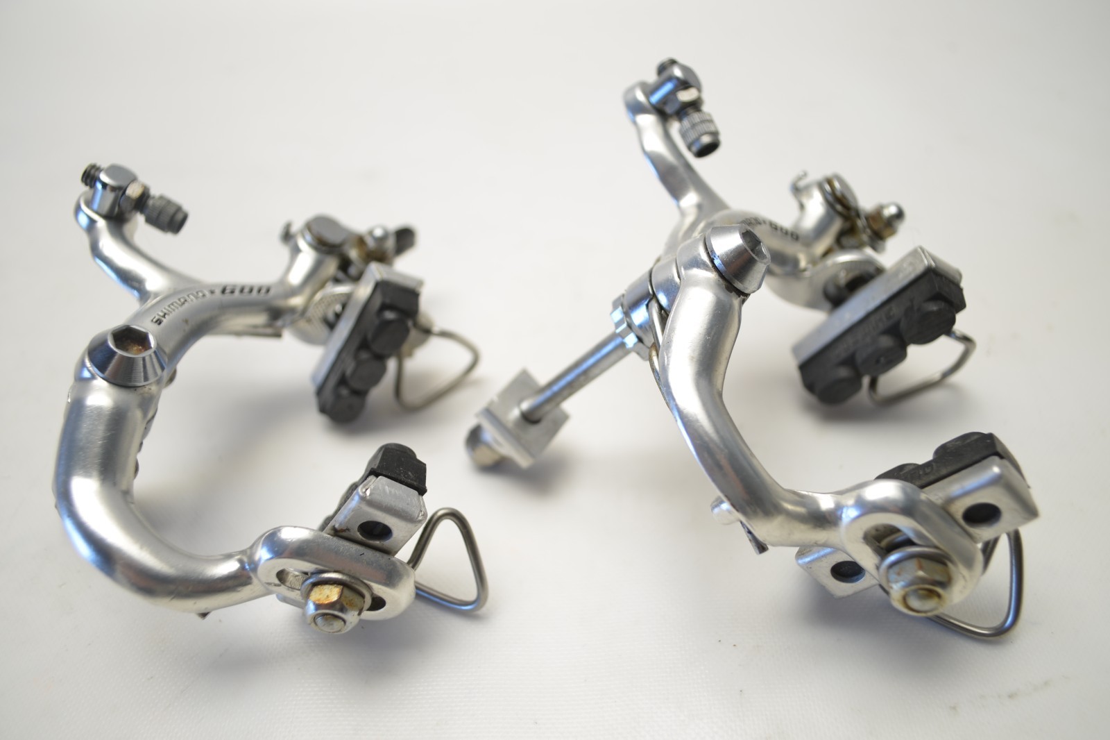 SHIMANO 600EX ARABESQUE BR-6200 CS-57 BICYCLE QR SIDEPULL BRAKE SET 52 MM CENTER