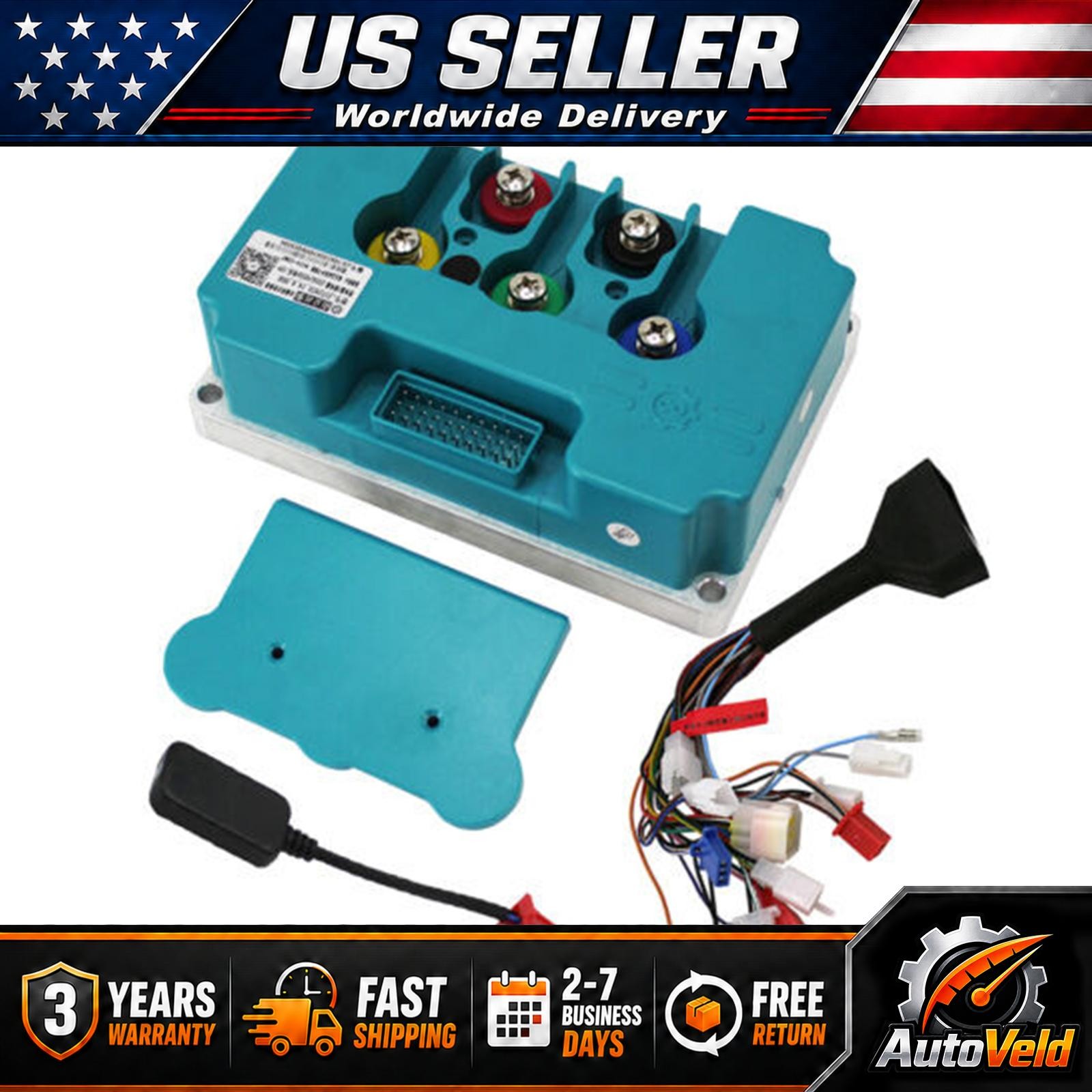 ND72450 NEW FarDriver ENCODER Controller w BT, 48-72V, 200A Battery, 450A Phase