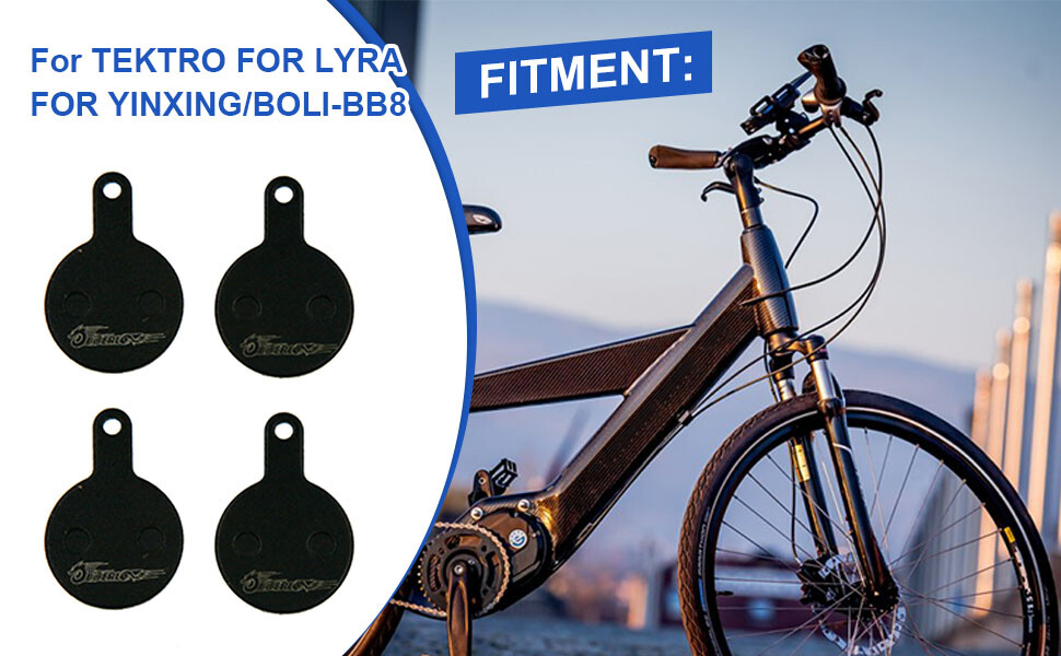 2 PAIRS BICYCLE DISC BRAKE PADS FOR TEKTRO IOX LYRA NOVELA DISC BRAKE USA
