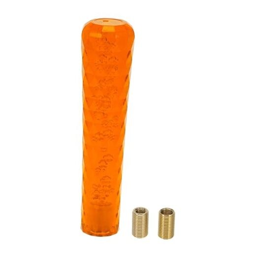 Car Shift Knob Universal for Automatic and Manual Vehicle Gear 20cm Orange
