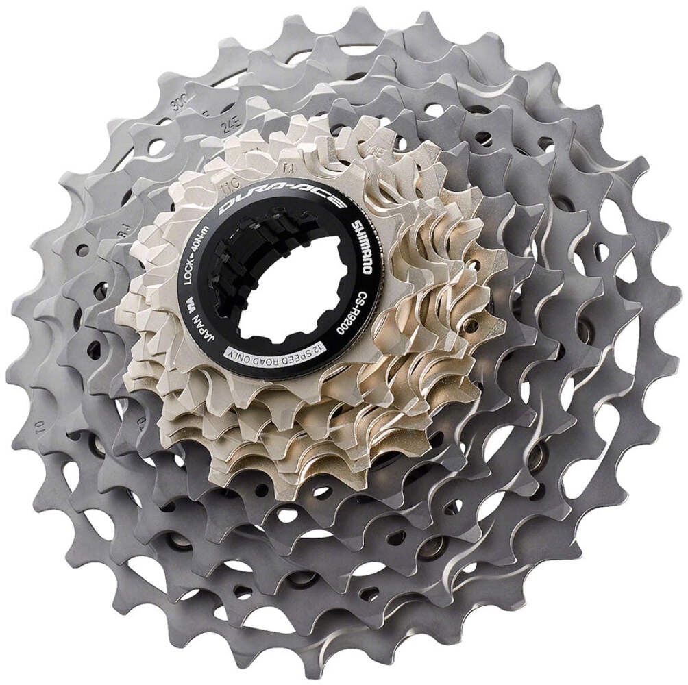 Shimano Dura-Ace CS-R9200 Cassette – 12-Speed, 11-34t, Gray