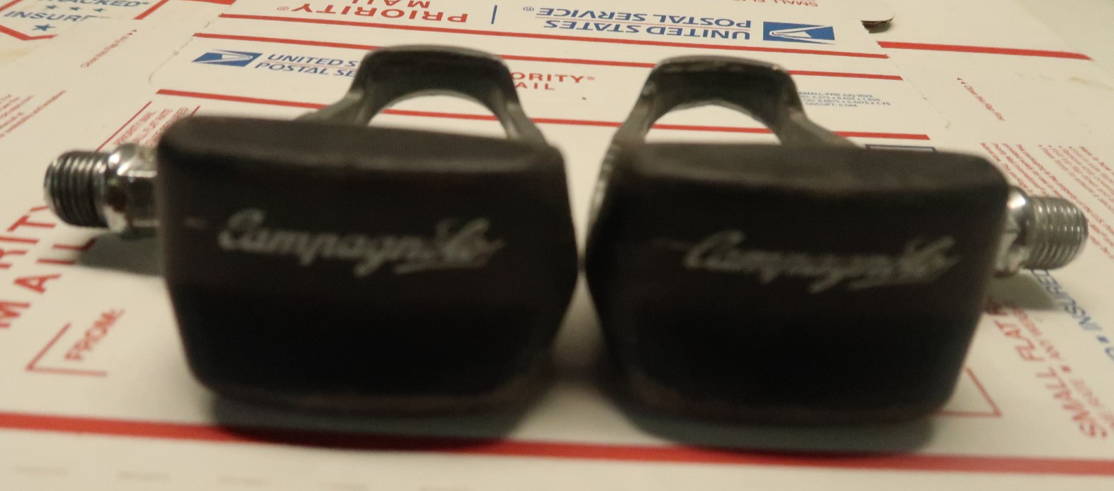 Campagnolo Look Style Clipless Pedals 1990’s Grey Free USPS Priority Mail Shippi