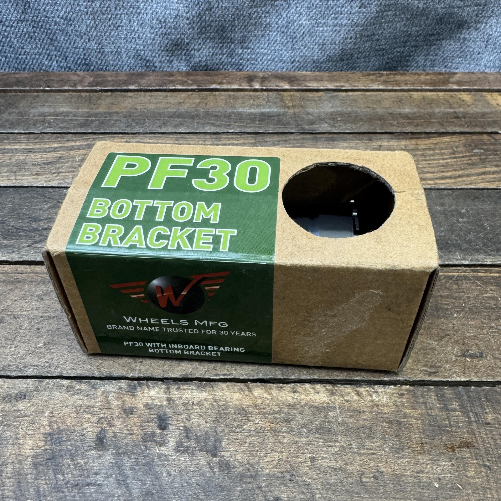 Wheels MFG PF30-FAT Bottom Bracket PF30 Fat Bike 30mm Ceramic BB Black