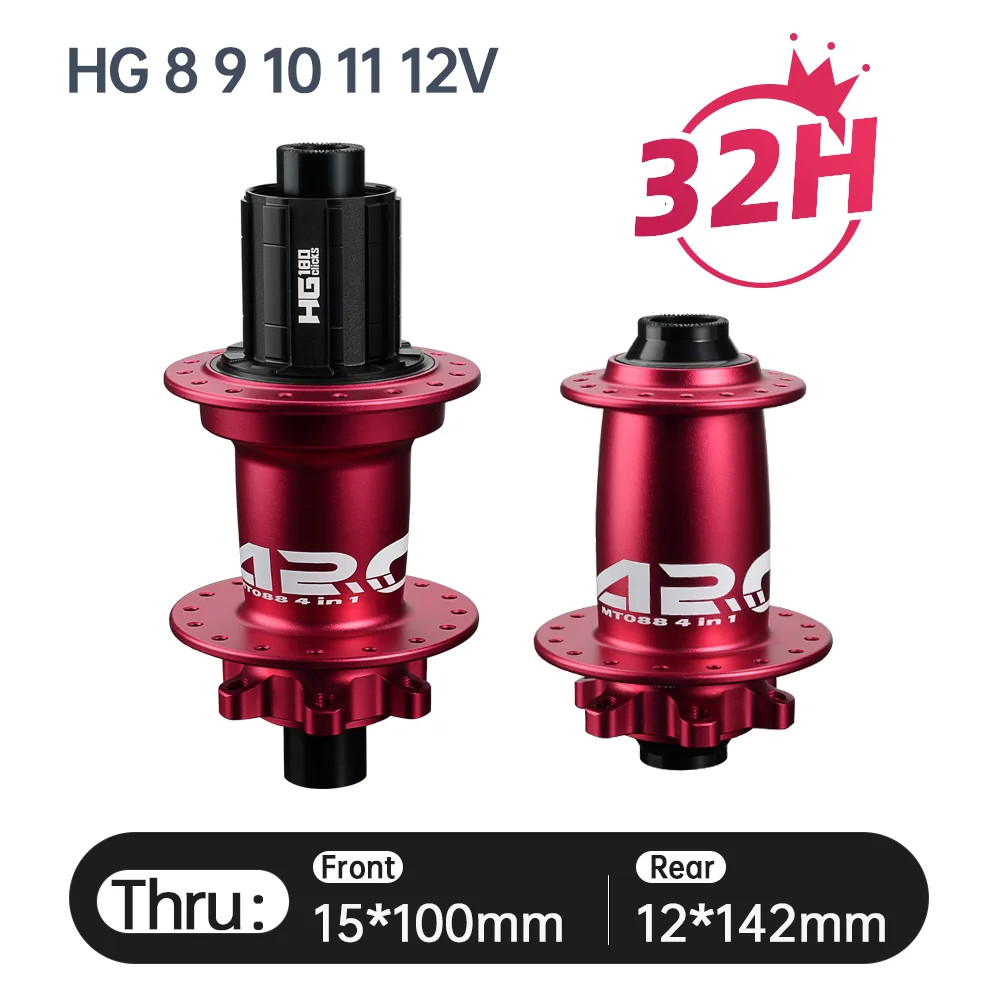 180 Clicks Bicycle Hub 32Holes 6 Bolts Disc Brake for HG XD MS Mountain Bike Hub