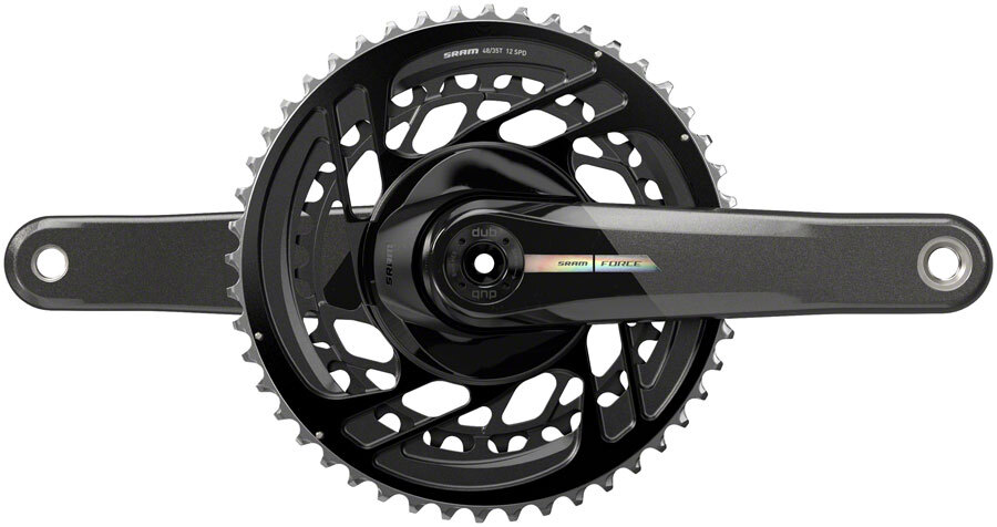 SRAM Force Crankset – 175mm, 2x 12-Speed, 48/35t, Direct Mount, DUB Spindle