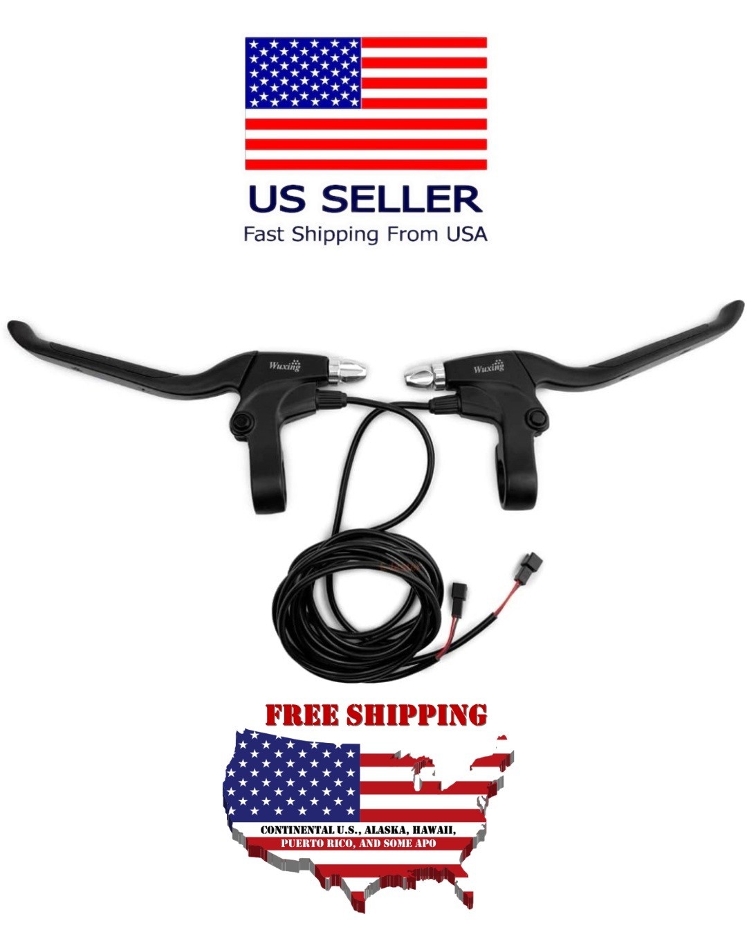 2pcs ECOTRIC Electric E Bike Alloy Motorcycle Handle Brake Lever MTB Cylinder SM