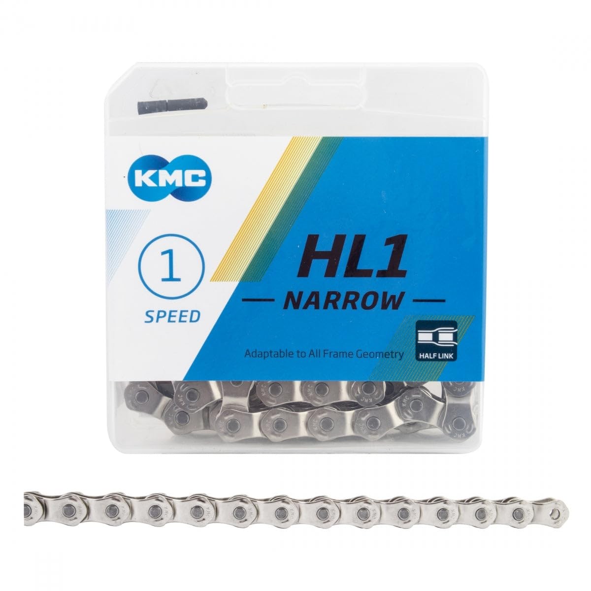 Kmc Hl1 – 3/32 100 Links Half Link Silver