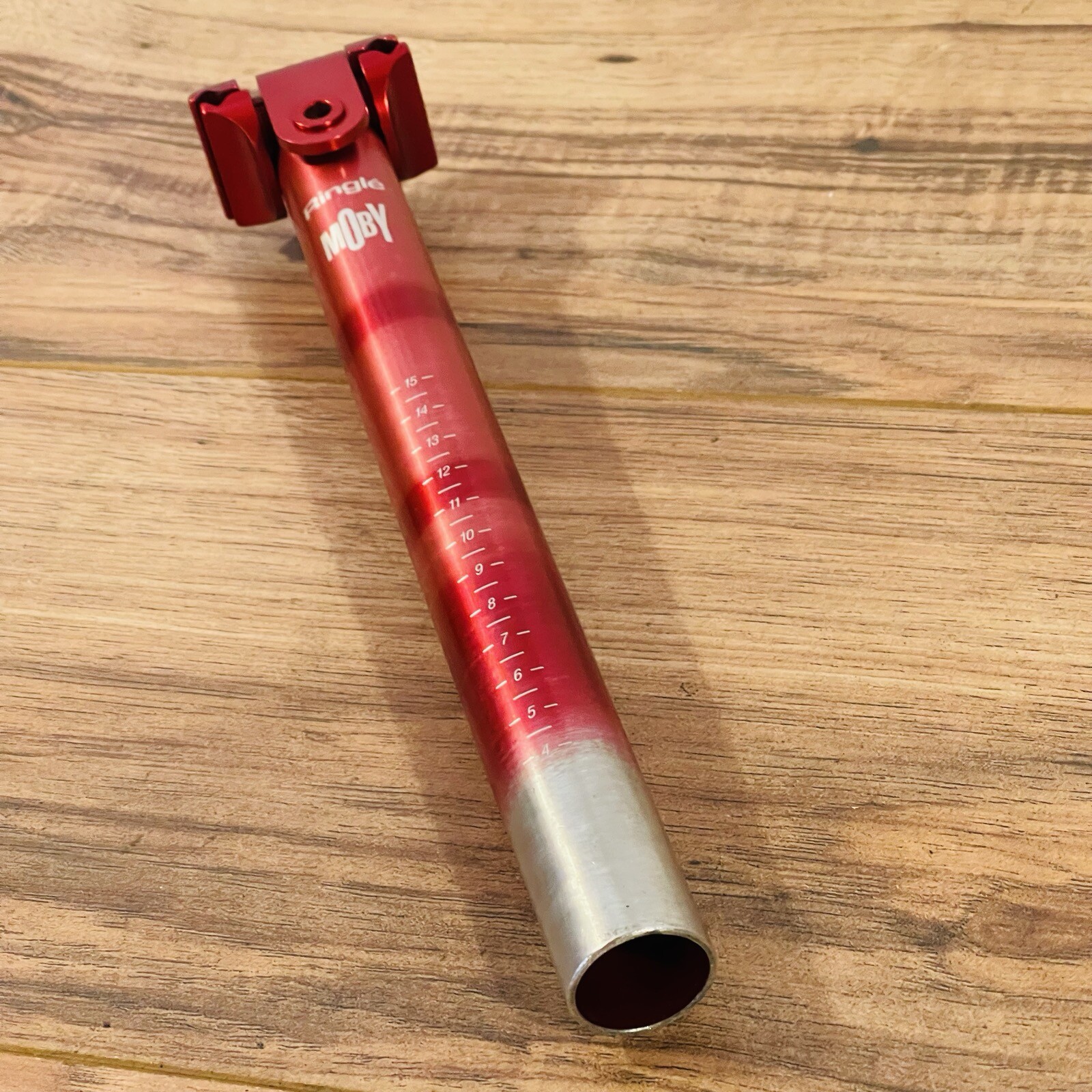 Vintage Ringle Moby Seatpost 27.2 330 Red Faded