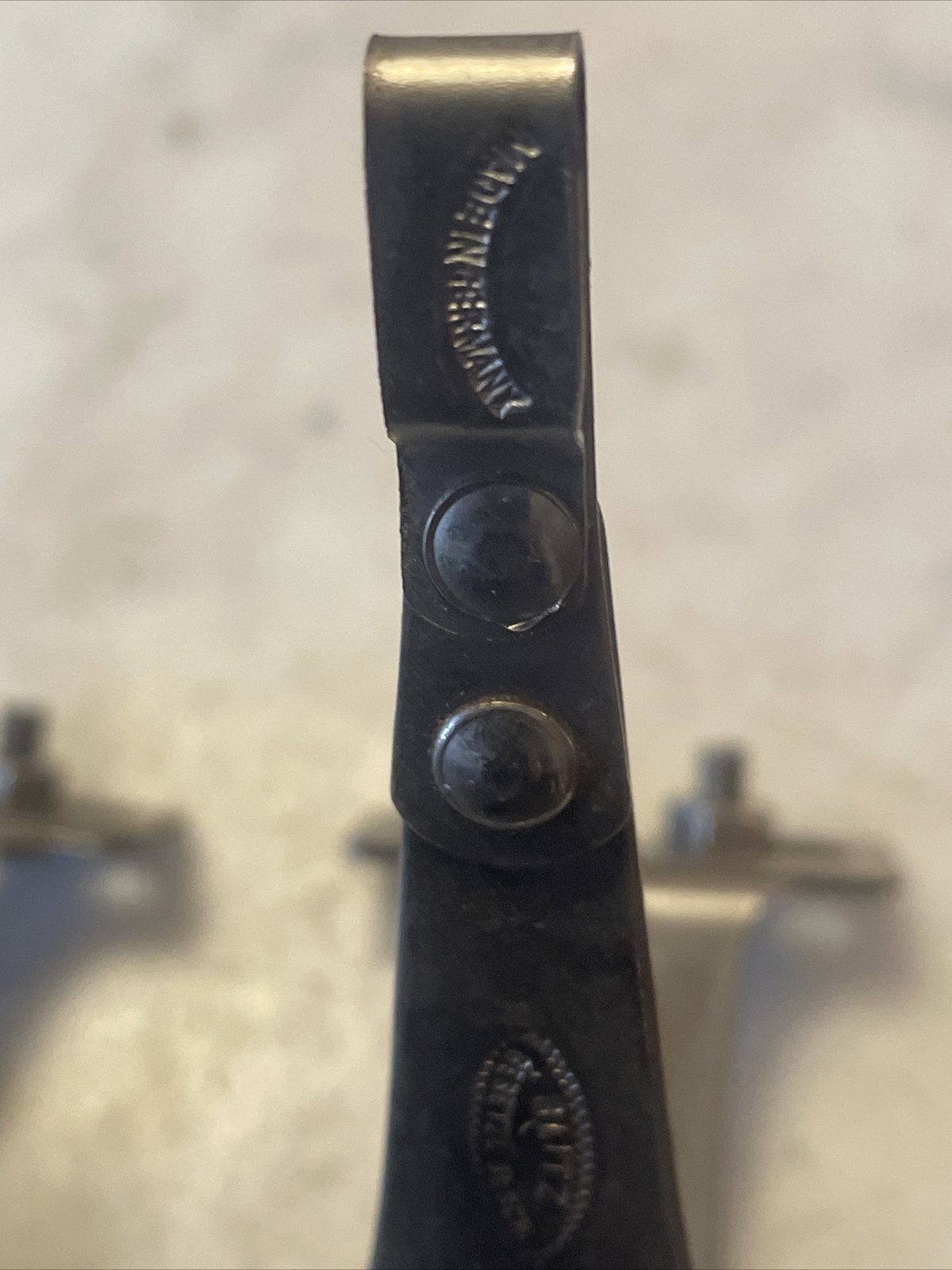 New-Old-Stock BLITZ TOE CLIPS Size Large • Made in Germany. (NJ)