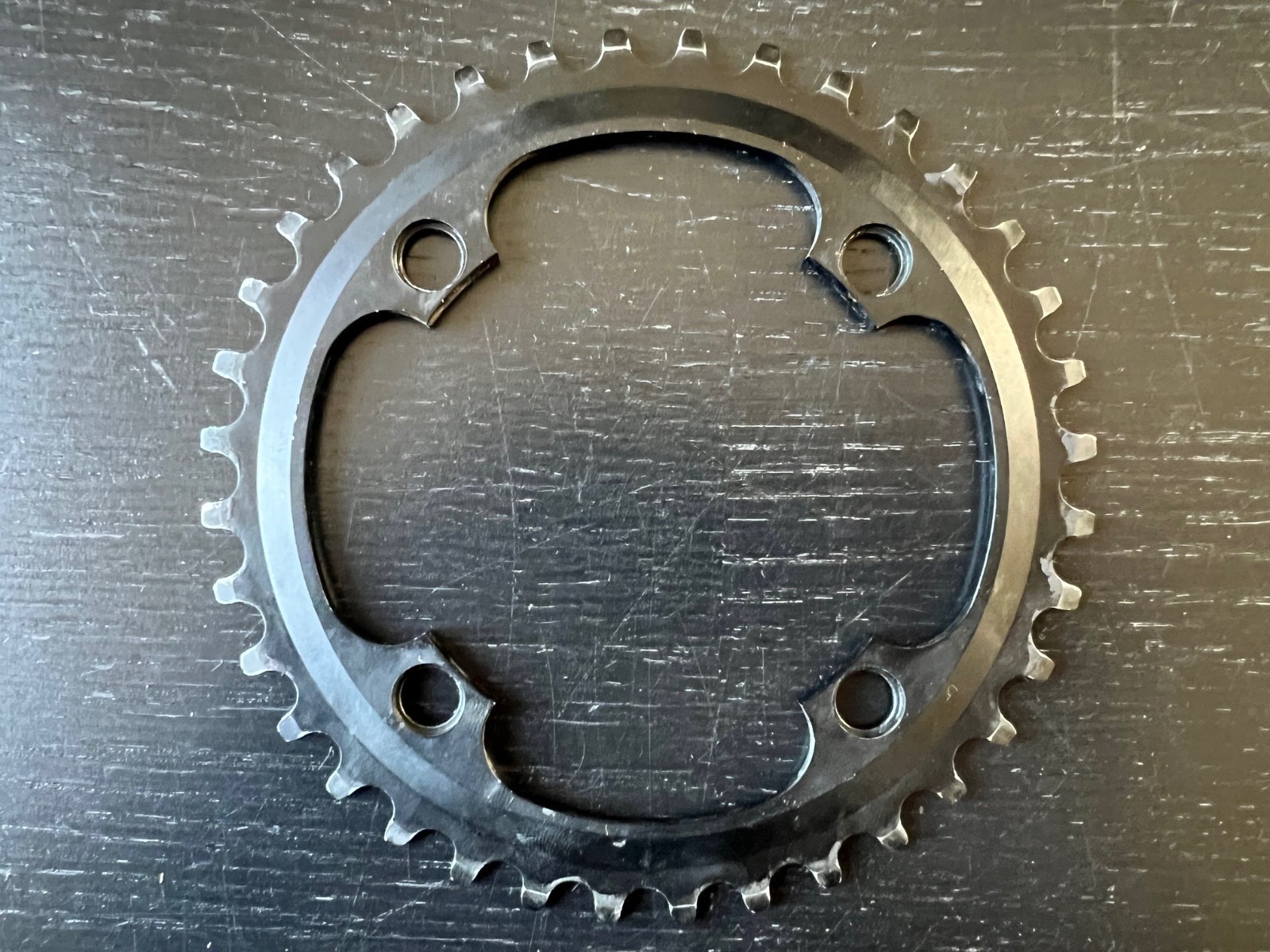 Salsa 36T Chainring 110 BCD 4-Arm Black 7075 Aluminum Road CX Gravel 36 Tooth