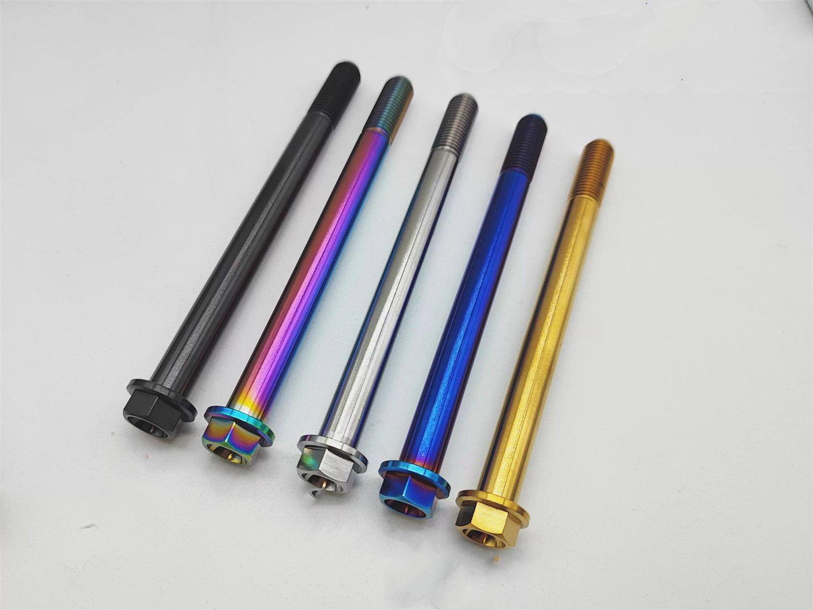 1 Pcs M10 X1.25 X 200mm/240mm/350mm Titanium Alloy Screws Flange Head Cap Bolts