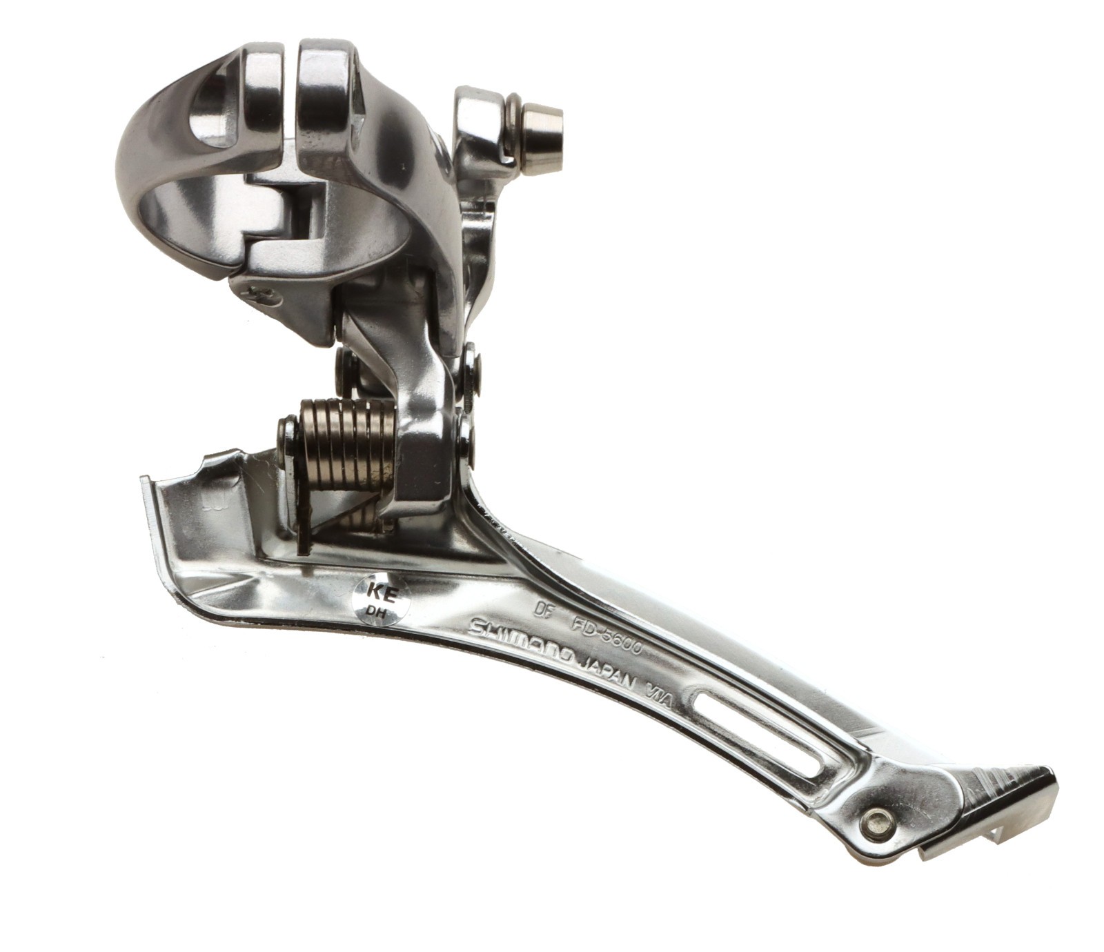 Shimano 105 FD-5600 Front Derailleur 2x10s Clamp On 31.8mm-28.6mm Silver NOS