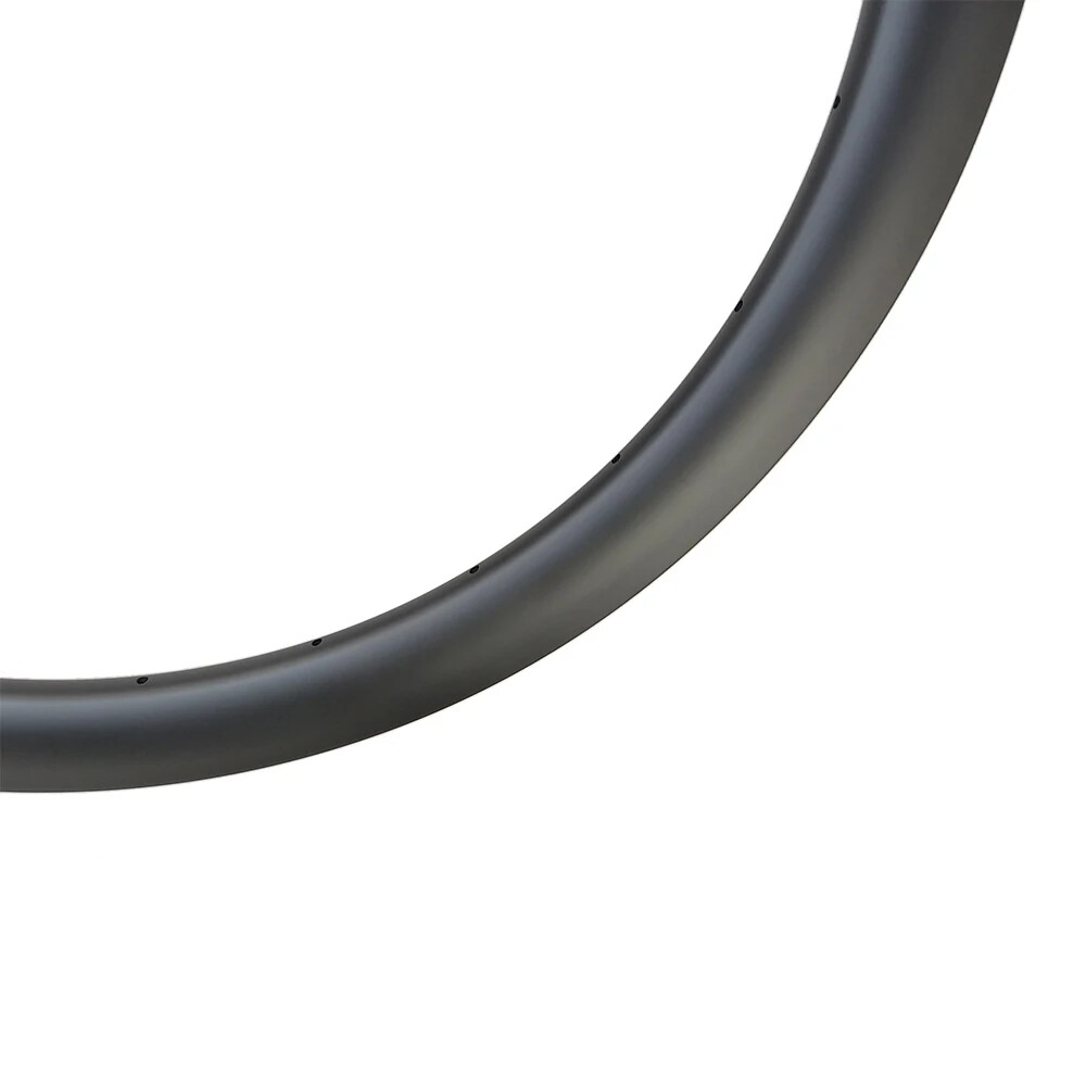 700c 40mm*27mm Tubeless Road Disc Carbon Rims UD 3K 12K Matte Glossy 16-32 Holes