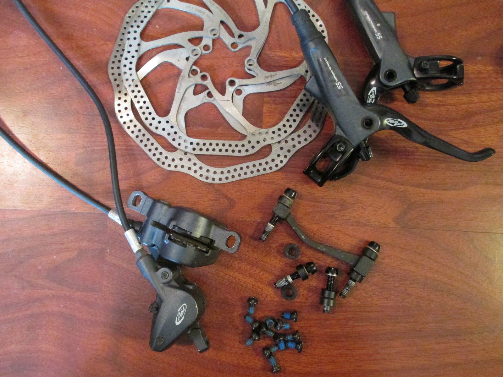 SHIMANO DEORE XT 10 SPEED TRIPLE AVID ELIXIR 5 HYDRAULIC DISC GRUPPO BUILD KIT